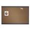 QUARTET MFG. Prestige Bulletin Board, Brown Graphite-Blend Surface, 36 x 24, Aluminum Frame