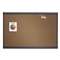 QUARTET MFG. Prestige Bulletin Board, Brown Graphite-Blend Surface, 48 x 36, Aluminum Frame