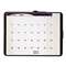 QUARTET MFG. Tack & Write Monthly Calendar Board, 23 x 17, White Surface, Black Frame