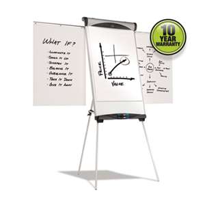 QUARTET MFG. Euro Magnetic Presentation Easel, 27 x 39, White