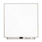 QUARTET MFG. Matrix Magnetic Boards, Painted Steel, 48 x 31, White, Aluminum Frame