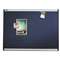 QUARTET MFG. Prestige Plus Magnetic Fabric Bulletin Board, 48 x 36, Aluminum Frame