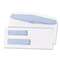 QUALITY PARK PRODUCTS Double Window Security Tinted Check Envelope, #8 5/8, White, 1000/Box