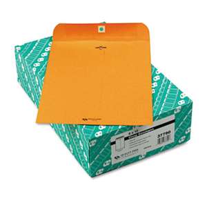 QUALITY PARK PRODUCTS Clasp Envelope, 9 x 12, 32lb, Brown Kraft, 100/Box