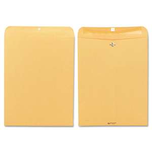 QUALITY PARK PRODUCTS Clasp Envelope, 12 x 15 1/2, 32lb, Brown Kraft, 100/Box