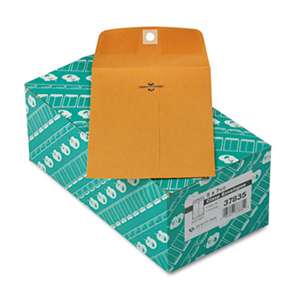 QUALITY PARK PRODUCTS Clasp Envelope, 5 x 7 1/2, 28lb, Brown Kraft, 100/Box