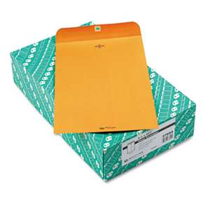 QUALITY PARK PRODUCTS Clasp Envelope, 9 1/4 x 14 1/2, 28lb, Brown Kraft, 100/Box