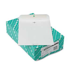 QUALITY PARK PRODUCTS Clasp Envelope, 9 x 12, 28lb, White, 100/Box