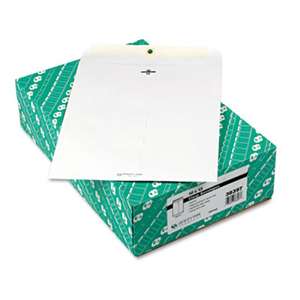 QUALITY PARK PRODUCTS Clasp Envelope, 10 x 13, 28lb, White, 100/Box