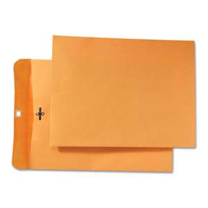 QUALITY PARK PRODUCTS Park Ridge Kraft Clasp Envelope, 9 x 12, Brown Kraft, 100/Box