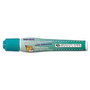 QUALITY PARK PRODUCTS Dab n' Seal 2Go Moistener Pens, 10 mL, Teal, 2/Pack