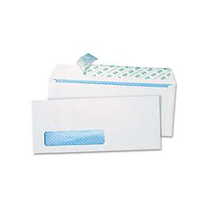 QUALITY PARK PRODUCTS Redi-Strip Security Tinted Window Envelope, #10, White, 500/Box