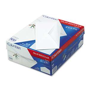 WESTVACO Gummed Seal Business Envelope, Executive Style, #10, White, 500/Box