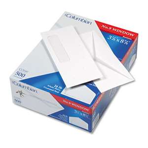 WESTVACO Poly-Klear Business Window Envelope, Executive Style Construction, #9, 500/Box