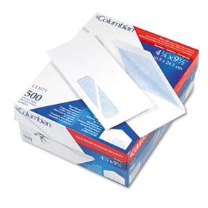 WESTVACO Poly-Klear Insurance Form Envelopes, #10, White, 500/Box