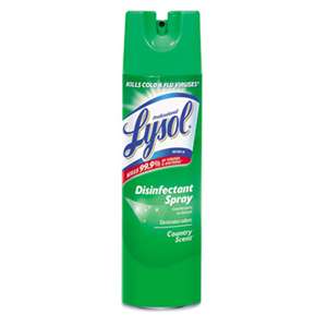 RECKITT BENCKISER Disinfectant Spray, Country Scent, 19 oz Aerosol, 12 Cans/Carton