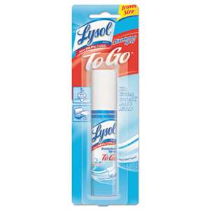 LYSOL Brand 79132 Disinfectant Spray To Go, Crisp Linen, 1oz Aerosol