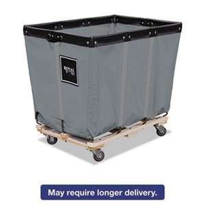 ROYAL BASKET TRUCKS 12 Bushel Permanent Liner Truck, 26 x 36 x 34, 600 lbs. Capacity, Gray