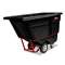 RUBBERMAID COMMERCIAL PROD. Rotomolded Tilt Truck, Rectangular, Plastic, 1/2 cu yd., 850-lb Cap., Black