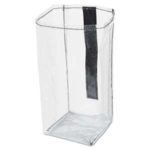 RUBBERMAID COMMERCIAL PROD. Executive Quick Cart Plastic Pocket Liner, Small, 4 x 3 4/5 x 8 1/2, Clear