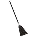 RUBBERMAID COMMERCIAL PROD. Lobby Pro Synthetic-Fill Broom, 37 1/2" Height, Black