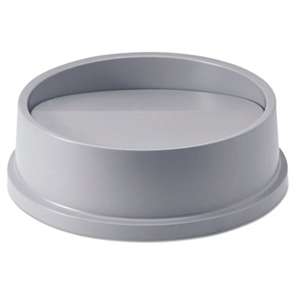 RUBBERMAID COMMERCIAL PROD. Swing Top Lid for Round Waste Container, Plastic, Gray