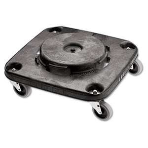 RUBBERMAID COMMERCIAL PROD. Brute Container Square Dolly, 250 lb Capacity, Black