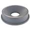 RUBBERMAID COMMERCIAL PROD. Round Brute Funnel Top Receptacle, 22 3/8 x 5, Gray