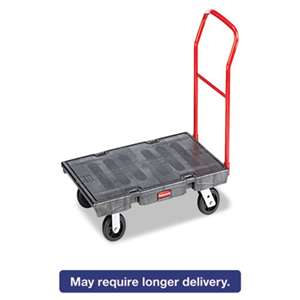 RUBBERMAID COMMERCIAL PROD. Heavy-Duty Platform Truck Cart, 2000 lb Capacity, 24" x 48" Platform, Black