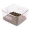 RUBBERMAID COMMERCIAL PROD. SpaceSaver Square Containers, 4qt, 8 4/5w x 8 3/4d x 4 3/4h, Clear