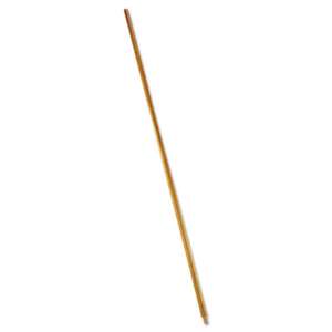 RUBBERMAID COMMERCIAL PROD. Wood Threaded-Tip Broom/Sweep Handle, 60", Natural