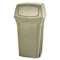 Rubbermaid Commercial 843088BG Ranger Fire-Safe Container, Square, Structural Foam, 35gal, Beige