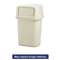 RUBBERMAID COMMERCIAL PROD. Ranger Fire-Safe Container, Square, Structural Foam, 45gal, Beige