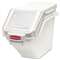 RUBBERMAID COMMERCIAL PROD. ProSave Shelf Ingredient Bins, 5.4gal, 11 1/2w x 23 1/2d x 16 7/8h, White