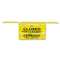 RUBBERMAID COMMERCIAL PROD. Site Safety Hanging Sign, 50" x 1" x 13", Multi-Lingual, Yellow