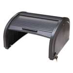 RUBBERMAID COMMERCIAL PROD. Locking Security Hood, 17 3/4" x 10 3/10", Black