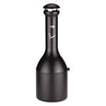 RUBBERMAID COMMERCIAL PROD. Infinity Traditional Smoking Receptacle, 4.1 gal, 39" High, Black
