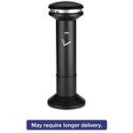 Rubbermaid Commercial 9W34BLA Infinity Ultra-High Capacity 6.7 Gallon Smoking Urn, Weighted Base, Black