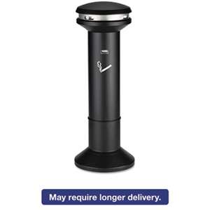 Rubbermaid Commercial 9W34BLA Infinity Ultra-High Capacity 6.7 Gallon Smoking Urn, Weighted Base, Black