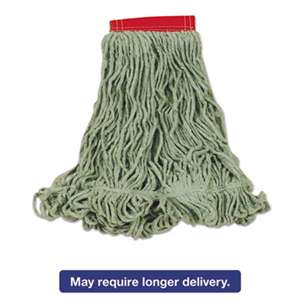 Super Stitch Blend Mop Heads, Cotton/Synthetic, Green, Large