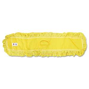 RUBBERMAID COMMERCIAL PROD. Trapper Commercial Dust Mop, Looped-end Launderable, 5" x 48", Yellow