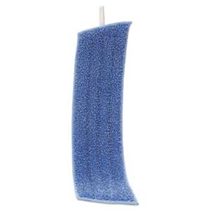 RUBBERMAID COMMERCIAL PROD. Economy Wet Mopping Pad, Microfiber, 18", Blue