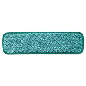 RUBBERMAID COMMERCIAL PROD. Microfiber Dust Pad, 18 1/2 x 5 1/2, Green, 12/Carton