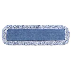 RUBBERMAID COMMERCIAL PROD. High Absorbency Mop Pad, Nylon/Polyester Microfiber, 18" Long, Blue
