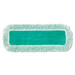 RUBBERMAID COMMERCIAL PROD. Dust Pad w/Fringe, Microfiber, 18" Long, Green