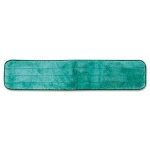 RUBBERMAID COMMERCIAL PROD. Dry Hall Dusting Pad, Microfiber, 24" Long, Green