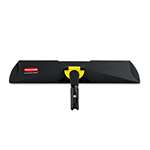 RUBBERMAID COMMERCIAL PROD. HYGEN Quick Connect Single-Sided Frame, 18w x 3 3/8d, Plastic, Black