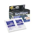 Read Right RR1233 KeyWipes Keyboard & Hand Cleaner Wet Wipes, 5 x 6 7/8, 18/Box