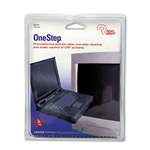 Read Right RR1309 OneStep CRT Screen Cleaning Pads, 5 x 5, Cloth, White, 100/Box