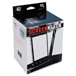 Read Right RR1391 ScreenKleen Alcohol-Free Wet Wipes, Cloth, 5 x 5, 40/Box